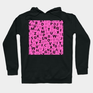 Alphabets (letters) Hoodie